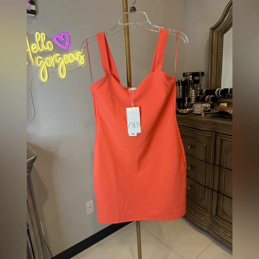 Zara Orange Dress